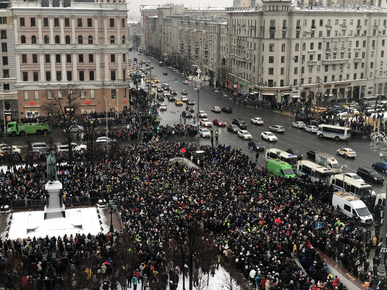 Митинги в Москве 2022