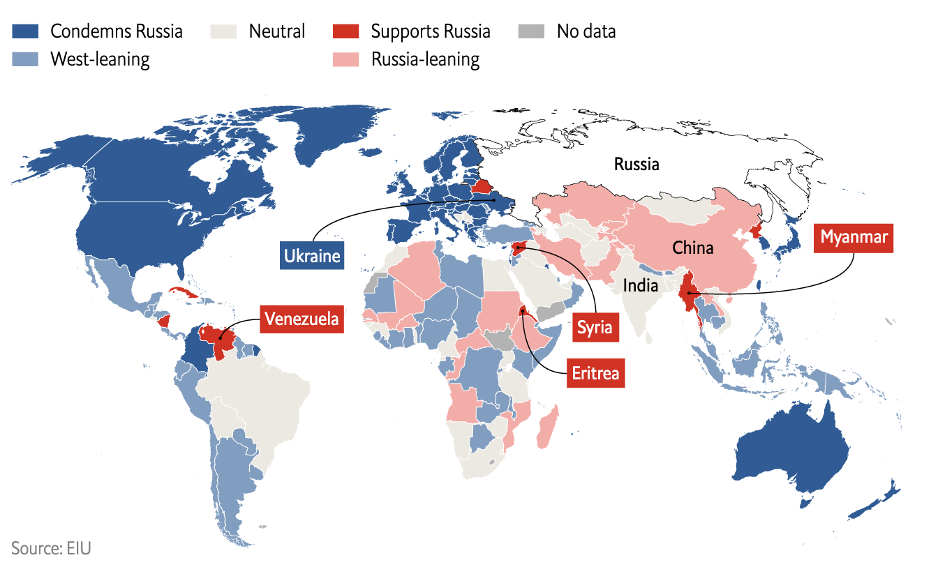 Какие страны поддерживают Россию
