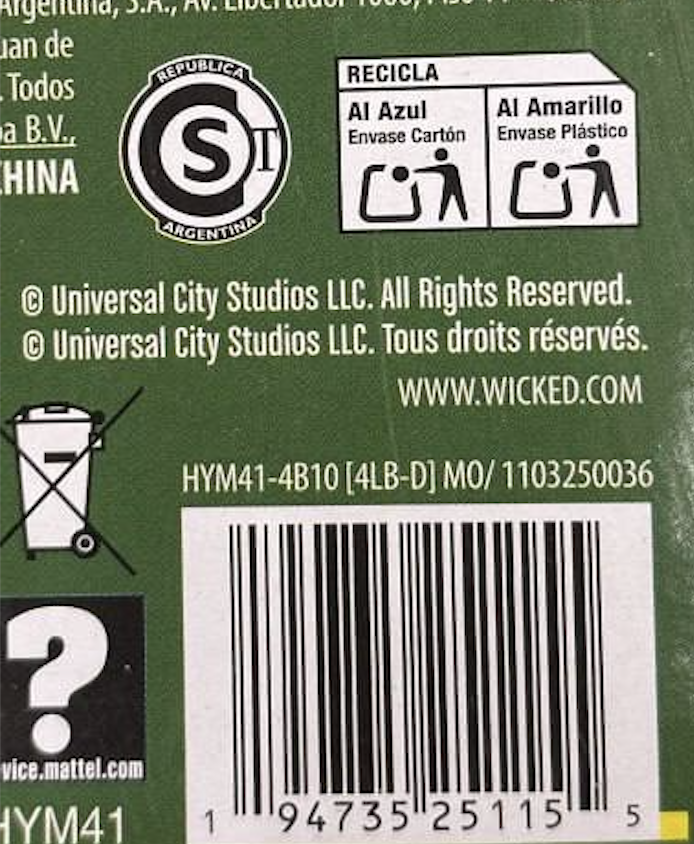  Mattel Wicked