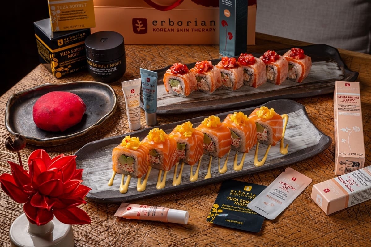 Ресторан японской кухни Coba и Erborian