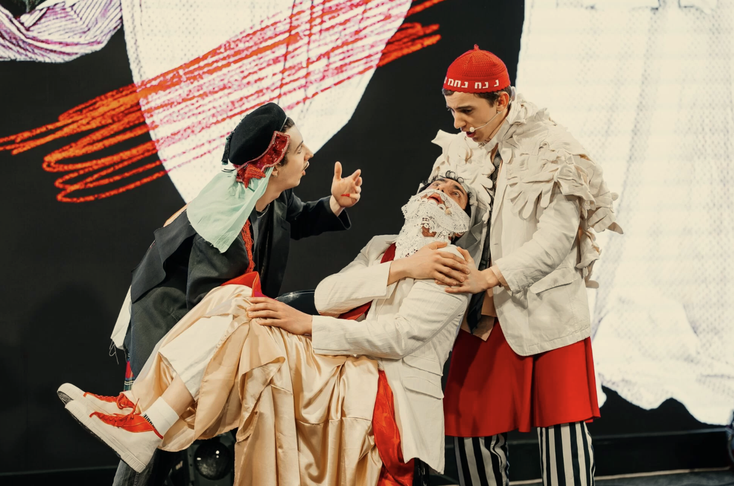 Эскиз по мотивам пуримшпиля «Голиас-шпиль»