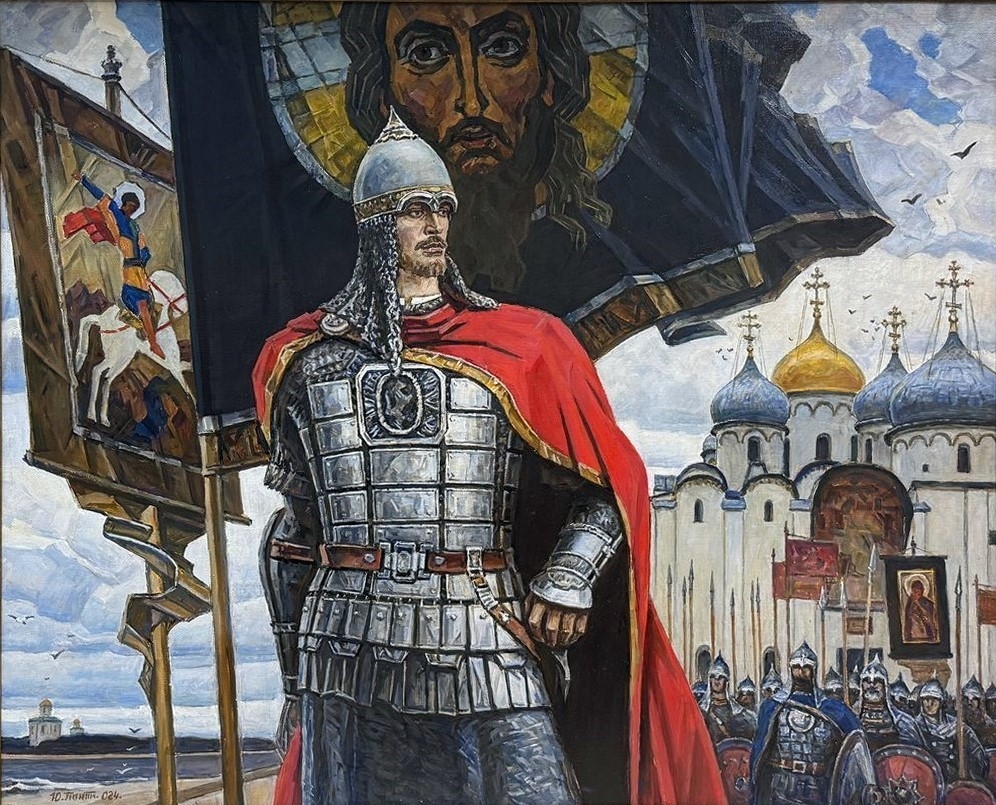 &laquo;Александр Невский&raquo;. Из триптиха &laquo;За Землю Русскую&raquo;. Автор_ Ю.Панюхин Техника_ Холст, масло Год_ 2024.jpg