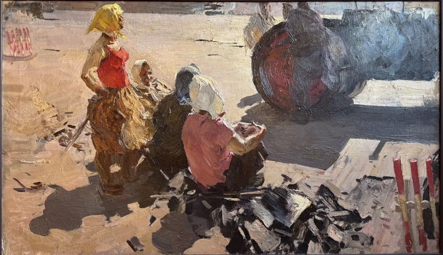 _Асфальтировщицы_ Автор_ Якушин Анатолий Борисович Техника_ Холст, масло Год_ 1962 (1).jpg