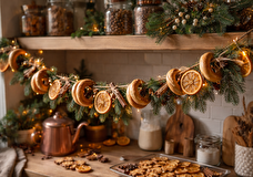 Свечи, съедобные гирлянды и шарфы: 5 необычных способов украсить дом к Новому году