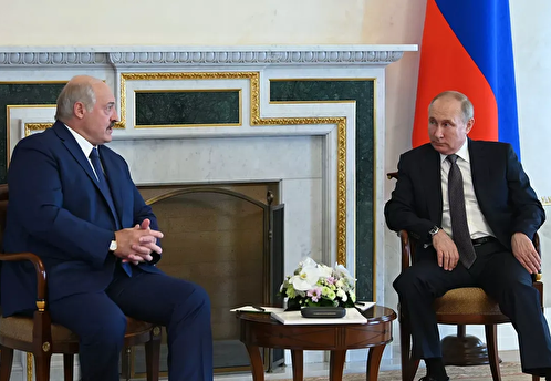 В Петербурге началась встреча президента Путина и главы Белоруссии Лукашенко