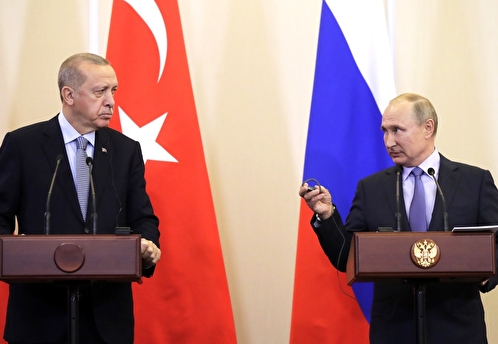 Песков: Путин встретится с Эрдоганом в Турции, как только позволит эпидситуация