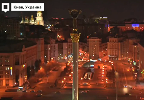 В прямом эфире с киевского Майдана прозвучал гимн Советского Союза