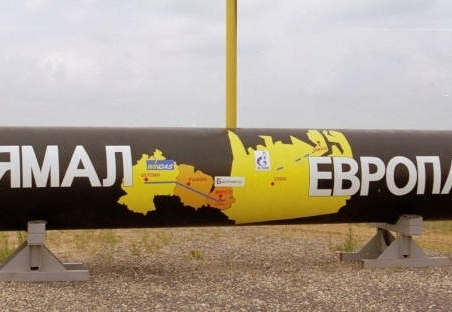 Прекращена прокачка по газопроводу «Ямал — Европа»