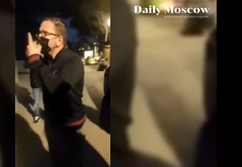 В Сети появилось видео с нападением на украинского блогера Шария