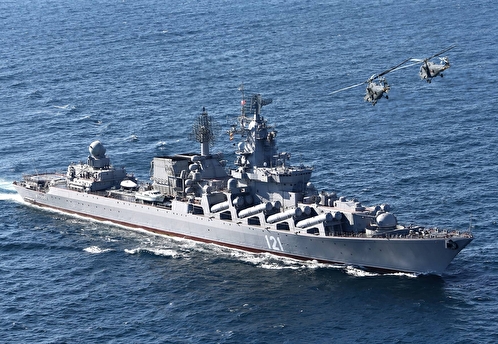 Ракетный крейсер «Москва» получил серьезные повреждения
