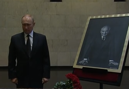 Путин простился в ЦКБ с Михаилом Горбачевым