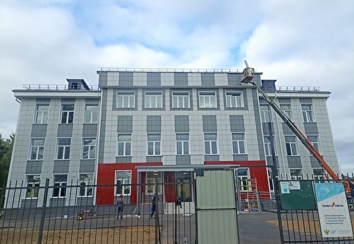 В Подмосковье школу после ремонта не успели сдать к 1 сентября