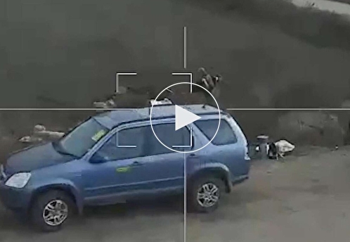Минобороны впервые опубликовало видео удара боеприпасом «Ланцет» по ВСУ