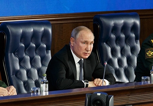 Путин: никаких ограничений по финансированию армии нет, страна дает все, что нужно военным