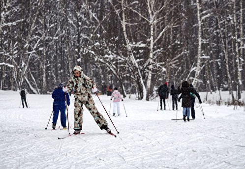 В столичных парках работают 67 лыжных трасс