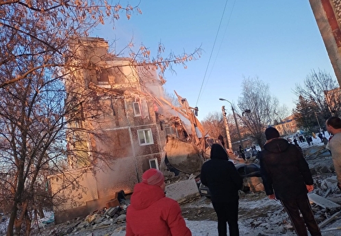 Подъезд жилого дома обрушился из-за взрыва газа в Тульской области