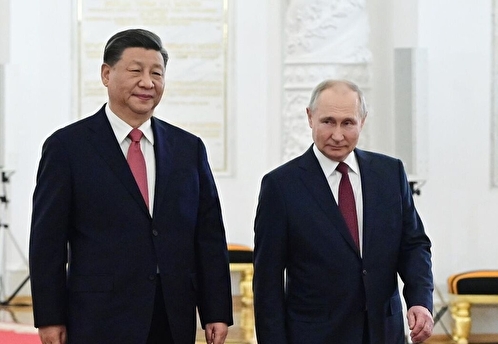 В Кремле начались переговоры Владимира Путина и Си Цзиньпина в расширенном составе