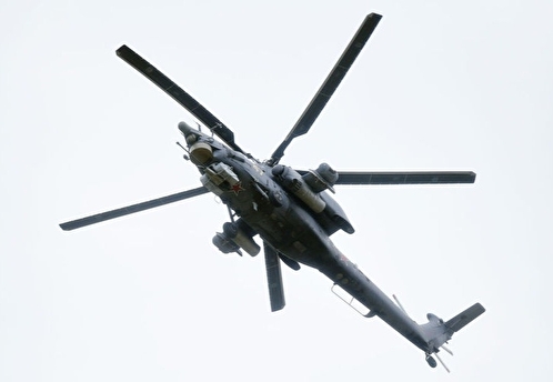 Минобороны России опубликовало видео уничтожения командных пунктов ВСУ вертолетами Ми-28