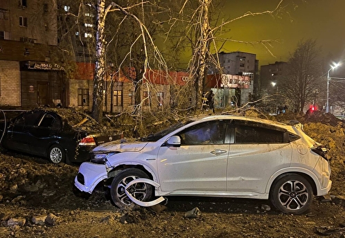 В Сети опубликовали полное видео падения и взрыва боеприпаса в Белгороде