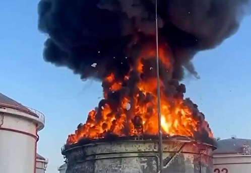 Площадь возгорания на территории нефтебазы на Кубани достигла 1200 квадратных метров