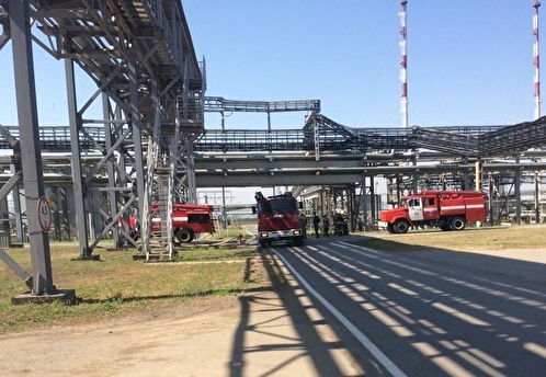 В Ростовской области беспилотник упал на территории завода нефтепродуктов