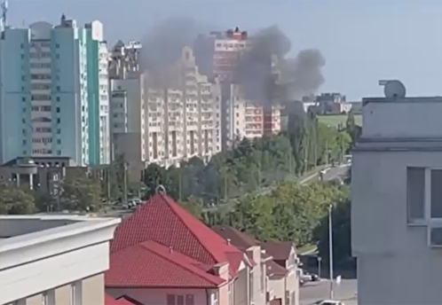 Губернатор Гладков: в Белгороде прогремел взрыв при падении беспилотника на проезжую часть