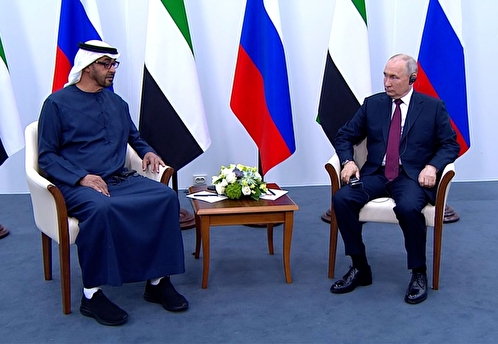 Путин поблагодарил президента ОАЭ за помощь в обмене удерживаемых россиян на Украине