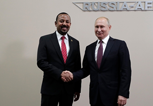 Путин провел встречу с премьером Эфиопии Али