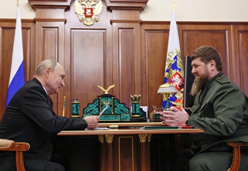 Владимир Путин провел в Кремле рабочую встречу с Рамзаном Кадыровым