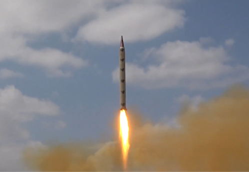 Йеменские военные показали видео запуска ракет в сторону Израиля
