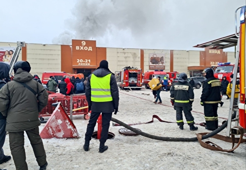 В Москве произошел пожар на рынке «Садовод», проводится эвакуация