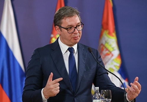 Песков: в Кремле приветствуют успех Вучича на выборах в парламент Сербии