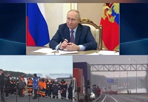 Владимир Путин открыл движение по всей трассе М-12 до Казани