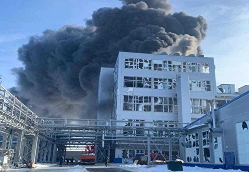 Момент взрыва перед пожаром на заводе «Авангард» в Шахтах попал на видео
