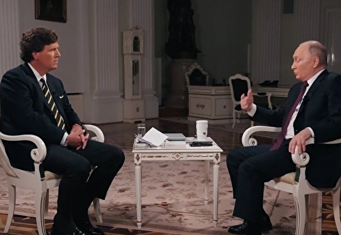 Путин сообщил Карлсону, что спрашивал Зеленского о причине поддержки неонацистов