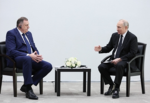 Путин в Казани провел встречу с президентом Республики Сербской Додиком