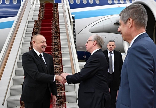 Президент Азербайджана Алиев прибыл в Москву на встречу с Владимиром Путиным