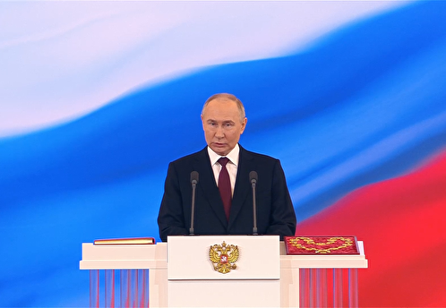 Путин завершил инаугурационную речь словами «Вместе победим!»