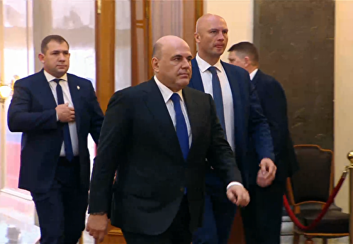 Мишустин прибыл в Кремль на инаугурацию Путина