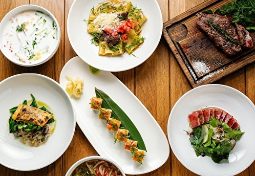 Десерт по мотивам шоу «Ужин с Роговым», архитектура с ароматом кофе и сезонное меню в «Кофемании». Гастроновости недели