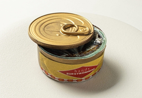 Десерт в виде консервной банки, фрикадельки с клюквенным соусом и буррата с тыквой. Гастроновости недели