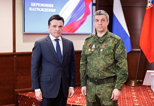 В Подмосковье наградили героев СВО из добровольческого отряда БАРС