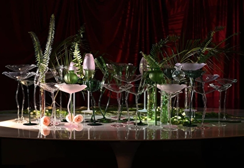 «Сон в летнюю ночь»: новая авторская коллекция хрустальных бокалов Анастасии Панибратовой