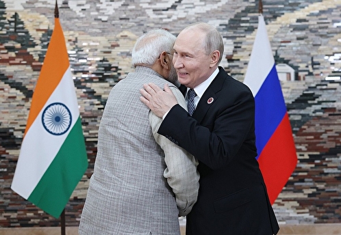 Путин и Моди встретились на полях саммита ШОС в Бишкеке