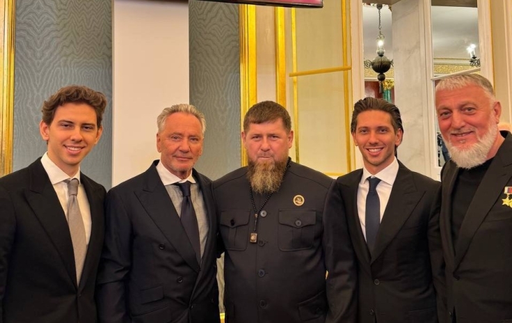 Рамзан Кадыров и Владимир Киселев встретились на инаугурации президента РФ