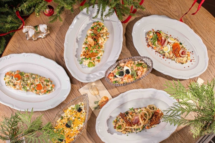 Предновогодний фестиваль оливье, борщ на катке и сет о вкусе жизни. Гастроновости недели