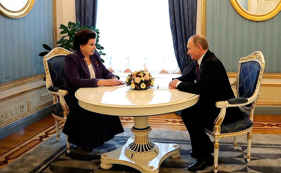 Терешкова может стать сенатором от Путина по президентской квоте