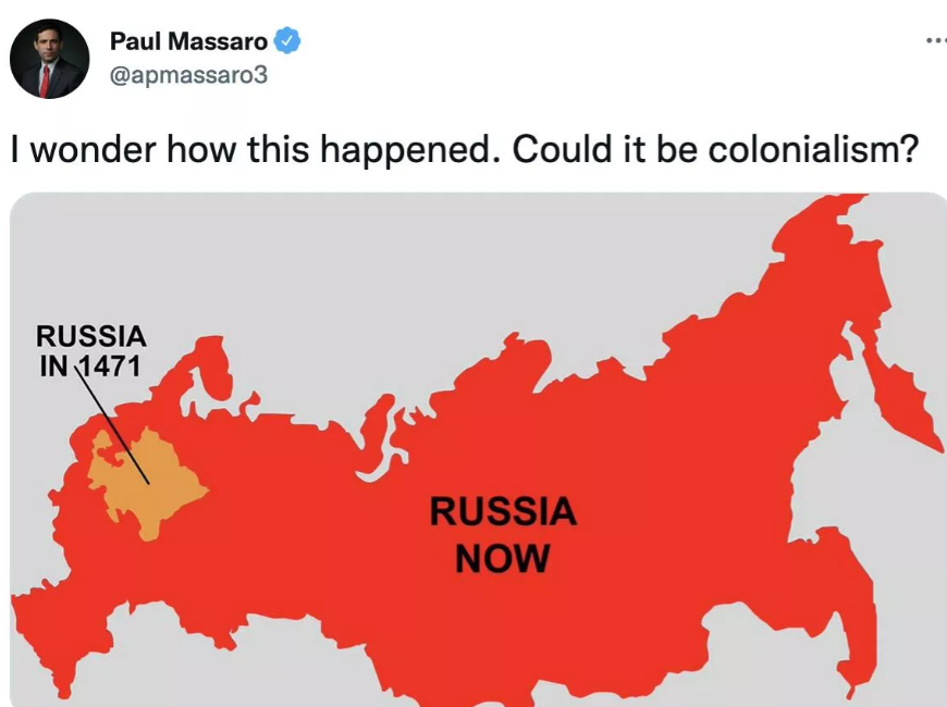 Американского политика Массаро призвали выучить историю после поста с картой России