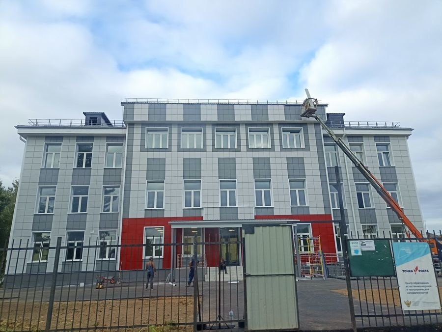 В Подмосковье школу после ремонта не успели сдать к 1 сентября