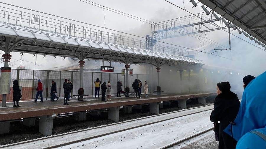 В Москве у метро «Владыкино» вспыхнул пожар